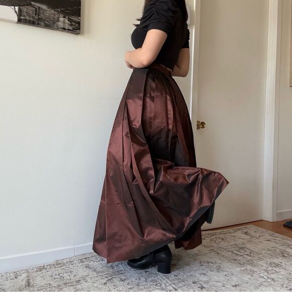 90s dramatic whimsigoth goth formal skirt prom skirt - Picture 3 of 4